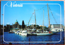 THE INNER HARBOUR IS HOME TO BOATS OF ALL SHAPES AND SIZES VICTORIA BRITISH COLUMBIA CANADA - Victoria