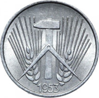 ( GERMANY ) REPUBLICA DEMOCRATICA DE ALEMANIA AÑO 1953 ( DDR ) MONEDAS DE 1 PFENNING  CECA-A  MONEDA DE  ALUMINIO - 1 Pfennig