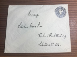 Grossbritannien Ganzsache 1902 Nach Berlin - Lettres & Documents