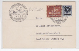 Deutsches Reich Königsberg Gute Karte Mit Schiffspoststempel - Maritime Post