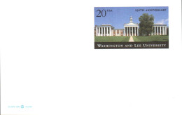 USA ETATS UNIS 1997 ENTIER CARTE WASHINGTON AND LEE UNIVERSITY  20 CENTS NEUF - 1981-00