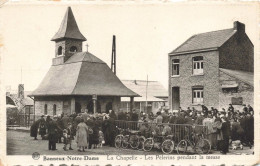 BELGIQUE - Banneux Notre Dame - La Chapelle - Les Pelerins Pendant La Messe - CARTE POSTALE ANCIENNE - Sprimont