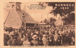 BELGIQUE - Banneux - Souvenir De L'Inauguration De La Chapelle 1933 - Animé - CARTE POSTALE ANCIENNE - Sprimont