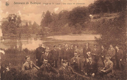 BELGIQUE - Bastogne - Séminaire - Congé De St Louis - Une Classe En Promenade - CARTE POSTALE ANCIENNE - Bastenaken