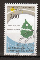 Frans Andorra Mi 475 Europa Natuur Gestempeld - Used Stamps