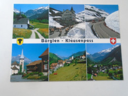 D199103    Switzerland - Bürglen- Klausenpass -- Schächental (Uri) -Linthal (Glarus) - Bürglen