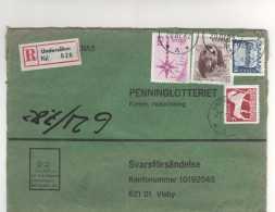 4 Timbres, Stamps Sur Lettre Recommandée, Registered Cover , Mail Du 20/07/82 Enveloppe Complète - Briefe U. Dokumente