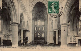 76 , Cpa  NEUFCHATEL En BRAY , 5 , Eglise Notre Dame , Vue Intérieure  (02492) - Marolles