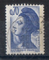FR 1982 - N° 2240 - 1t à 0.70 Bleu Violet - LIBERTE DE GANDON - 1 Bande Phospho - OBLITERE CIRCULAIRE - 1982-1990 Liberté De Gandon