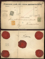 TEMESVÁR 1893.  Szép értéklevél, 30+8+1Kr Bérmentesítéssel Budapestre Küldve - Used Stamps