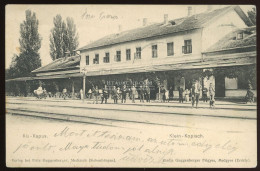 KISKAPUS 1905. Állomás, Régi Képeslap - Hungary