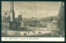 MT356 - ROMA SPARITA - PANORAMA DAL MONTE QUIRINALE EDIZIONI N.P.G. 1920 CIRCA - Mehransichten, Panoramakarten