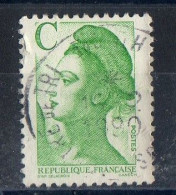 FR 1990 - N° 2615 - 1t Lettre C Vert (2f.10 Vert) - LIBERTE DE GANDON - 1 Bande Phospho - OBLITERE CIRCULAIRE - 1982-1990 Liberté De Gandon