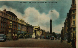 DUBLIN - O'Connell St.G.P.O. & Nelson Pillar - Dublin