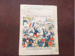 COUVERTURE DE CAHIER  Batailles Célèbres  PRISE DE SON-TAY  Décembre 1883 - Schutzumschläge