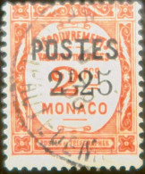 R2253/623 - 1937 - MONACO - TIMBRE TAXE - N°152 Oblitéré - Impuesto