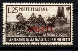 1951 - Trieste A  129 Nascita Di F. Michetti   ------ - Gebraucht