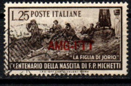 1951 - Trieste A  129 Nascita Di F. Michetti   ------ - Gebraucht