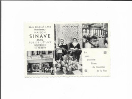 Belgique-  Bruxelles  : Maison Sinave  La Plus Ancienne  Firme De Dentelles De La Rue     Réf 10102 - Artesanos