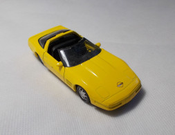 Voiture - Corvette ZR1 - Maisto Shell- Jaune - 119 Mm - Ech: 1/38 - Autres & Non Classés