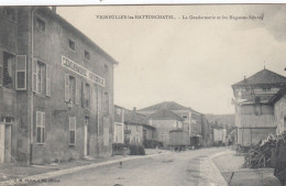 CPA (55)   VIGNEULLES LES  HATTONCHATEL La Gendarmerie  Et Les Magasins Reunis (petits Defauts) - Vigneulles Les Hattonchatel