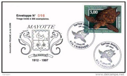 (0133) Mayotte FDC Tortue Franche 31/05/98 - Altri & Non Classificati