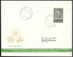 Finland FDC Cover 1947. Agriculture Farming - Lettres & Documents