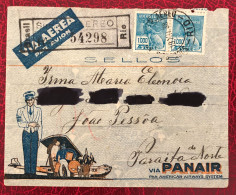 Brésil, Divers Sur Enveloppe De RIO 19.12.1938 - (B3022) - Cartas & Documentos