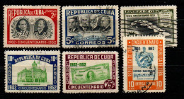 CUBA - 1952 - 50th Anniv. Of The Republic Of Cuba: - USATI - Gebruikt