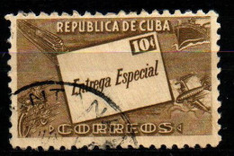 CUBA - 1945 - Letter And Symbols Of Transportation - USATO - Express Delivery Stamps