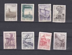 Chine 1954 La Serie Complète Construction Industrielle, 8 Timbres Neufs N° 238 à 245, - Ungebraucht