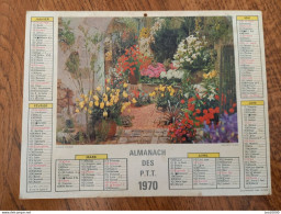 1970 Calendrier Du Département De L'Aube - Floralies D'Orléans, Fleurs - Château De Chambord - Grossformat : 1961-70
