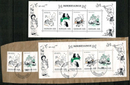 Denmark 2016; Children's Songs, Miniature Sheet And 2 Stamps; Used On Fragment And Miniature Sheet MNH(**). - Altri & Non Classificati