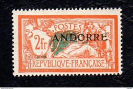 ANDORRE - Merson 2fr, TB - Unused Stamps