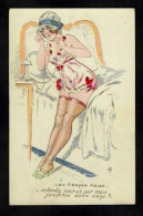 CPA érotisme Femme Girl Woman Risque Pin Up Glamour Par E GRIMER écrite - Femmes