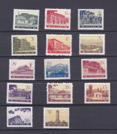 Chine 1974 , La Serie Complete Neuf Monuments Révolutionnaires, 14 Timbres , N° 1175 à 1188 - Neufs