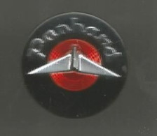 Automobile , Insigne De Volant, Mascotte, PANHARD, 2 Scans, Diamètre : 27 Mm - Cars