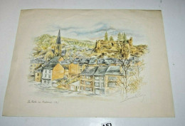 AF2 Peinture - Pastel - La Roche En Ardennes - Bernadette ?? - Pastell