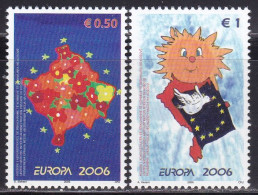Kosovo 2006 Europa CEPT Integrations Flowers Birds UNMIK UN United Nations MNH - Unused Stamps