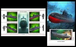 Guinea  2023 Submarines. (233) OFFICIAL ISSUE - Sous-marins