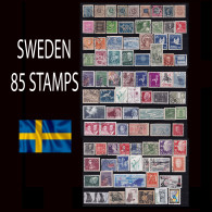 SWEDEN.85 Diferent Stamps.USED - Sammlungen