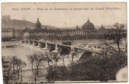 Lyon - Pont De La Guillotière Et Perspective Du Grand Hôtel-Dieu - Lyon 3