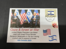 20-10-2023 (4 U 43) USA - President Biden Visit To Tel Aviv In Israel (during Gaza - Israel War) 18-10-2023 - Otros & Sin Clasificación