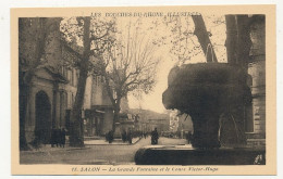 CPA - SALON (B Du R) - La Grande Fontaine Et Le Cours Victor Hugo - Salon De Provence