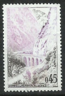 France  N° 1237 Gorges De Kerrata Noir Sur Fond Rose Pale   Neuf ( *)    B/ TB  Voir Scans Soldes ! ! ! - Unused Stamps