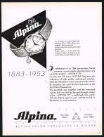 Alpina 70 Union Horlogère SA Bienne Swiss Watch Radium Dial (Photo) - Voorwerpen