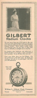 Gilbert Radium Clocks 1920 Réveil - Advertising (Photo) - Voorwerpen