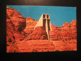 SEDONA Arizona Chapel Of The Holy Cross Cancel GRAND CANYON 1982 To Sweden Postcard USA - Sedona