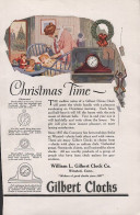 Gilbert Clocks Christmas Time Radium Dials 1921 Réveil - Advertising (Photo) - Voorwerpen
