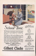 Gilbert Clocks School Time Radium Dials 1921 Réveil - Advertising (Photo) - Objects